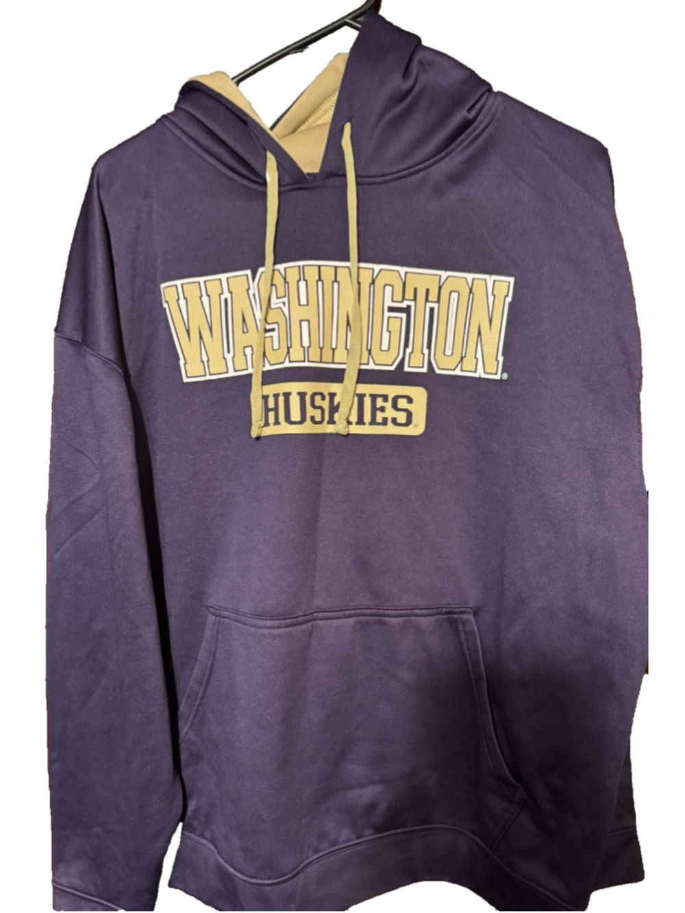 Washington Huskies Knights Apparel Hoodie Men Size XL Purple